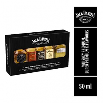 Jack Daniel's FAMILY OF FINE SPIRITS 39% Volume 5x0,05l in Geschenkbox Whisky - 2