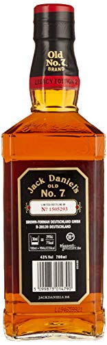 Jack Daniel's Legacy Edition 1905 - No 2 - limititierte Sonderedition in der Geschenkbox - Tennessee Whiskey - 43% Vol. (1 x 0.7l) - 3