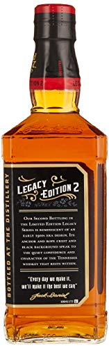 Jack Daniel's Legacy Edition 1905 - No 2 - limititierte Sonderedition in der Geschenkbox - Tennessee Whiskey - 43% Vol. (1 x 0.7l) - 5