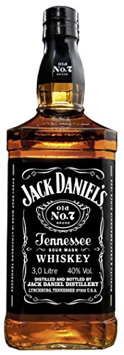 Jack Daniel's Old No.7 Tennessee Whiskey - 40% Vol. (1 x 3.0 l) / Durch Holzkohle gefiltert. Tropfen für Tropfen - 1