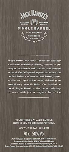 Jack Daniel's Single Barrel 100 Proof Limited Edition Whisky mit Geschenkverpackung (1 x 0.7 l) - 6