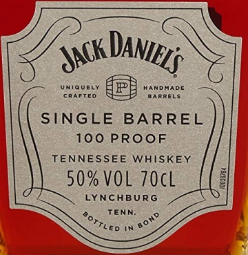 Jack Daniel's Single Barrel 100 Proof Limited Edition Whisky mit Geschenkverpackung (1 x 0.7 l) - 9
