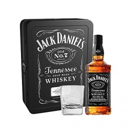 Jack Daniel's Tennessee Whisky in Metallkassette mit 2 Gläsern (1 x 0.7 l) - 1