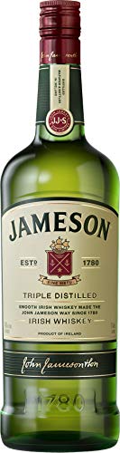 Jameson Irish Whiskey – Blended Irish Whiskey aus feinen, dreifach destillierten Pot Still und Grain Whiskeys – Milder und zeitloser Whiskey aus Irland – 1 x 1 L - 1