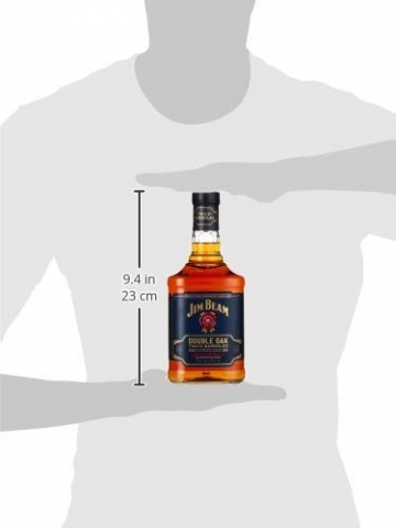 Jim Beam Double Oak - Twice Barreled Bourbon Whiskey, zweifach gereift in ausgeflammten Weißeichenfässern, 43% Vol, 1 x 0,7l - 6