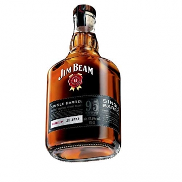 Jim Beam Single Barrel Whiskey, Einzelfassabfüllung, körperreicher Geschmack mit ausbalancierten Eiche-, Vanille- und Karamell-Noten, 47,5% Vol, 1 x 0,7l - 5