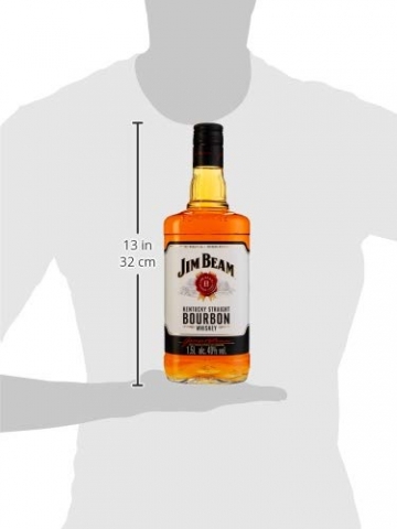 Jim Beam White Kentucky Straight Bourbon Whiskey, vollmundiger und milder Geschmack, 40% Vol, 1 x 1,5l - 3