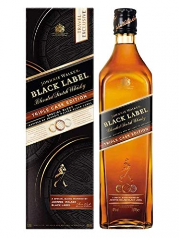Johnnie Walker BLACK LABEL Blended Scotch Whisky TRIPLE CASK EDITION (1 x 1 l) 22353 - 