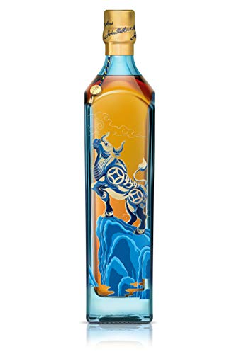 Johnnie Walker Blue Label Blended Scotch Whisky, Chinese New Year – Year of the Ox 2021 – Limited-Edition Design im Geschenkkarton, 70cl - 4