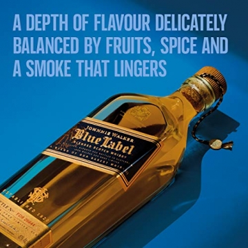 Johnnie Walker Blue Label Blended Scotch Whisky – Exklusiver, weicher & würziger Blended Whisky, wie kein anderer – In edler Geschenkverpackung – 1 x 0,7l - 2