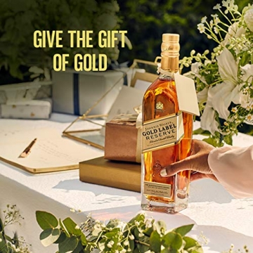 Johnnie Walker Gold Label Reserve Blended Scotch Whisky – Whisky mit cremig-rauchiger Note aus den vier Ecken Schottlands direkt ins Glas – Celebration Luxury Blend – 1 x 0,7l - 4