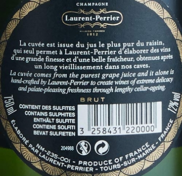 Laurent Perrier Brut Champagner mit Geschenkverpackung - 7