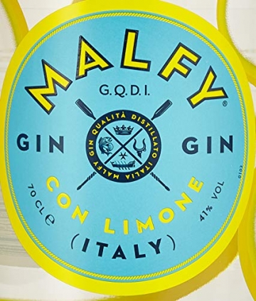 Malfy Gin con Limone – Premium Gin aus Italien mit Zitronengeschmack – Hochprozentiger Alkohol mit 41 % Vol – 1 x 0,7L - 4