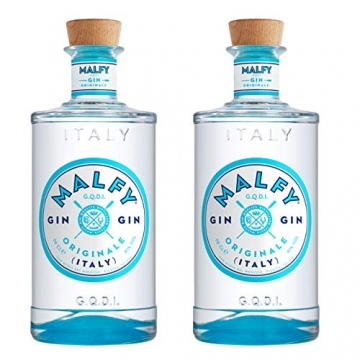Malfy Gin Originale 2er Set, italienischer Gin, Alkohol, Schnaps, Flasche, 41%, 2 x 700 ml - 2