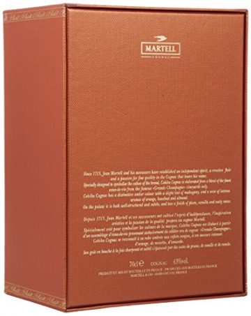 Martell Cohiba Grande Champagne mit Geschenkverpackung Cognac (1 x 0.7 l) - 3