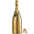 Moet & Chandon Imperial Champagner Goldfarbene Bright Night Leucht-Flasche mit LED Licht Beleuchtung Limited Edition Magnum inkl. Edelstahl-Flaschenverschluss (1 x 1.5 l) - 1