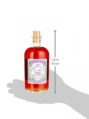 Monkey 47 Barrel Cut Schwarzwald Dry Gin – Fein-süßlicher Gin mit exquisiten Fruchtnoten und milden Röstaromen – Limitierte Auflage in edler Geschenkverpackung – 1 x 0,5 L - 3