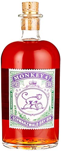 Monkey 47 Barrel Cut Schwarzwald Dry Gin – Fein-süßlicher Gin mit exquisiten Fruchtnoten und milden Röstaromen – Limitierte Auflage in edler Geschenkverpackung – 1 x 0,5 L - 1