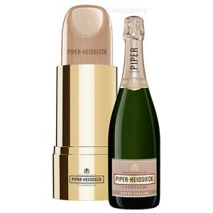 Piper Heidsieck Brut Champagner Lipstick Lippenstift Nude Weiss – OHNE Flasche – NUR Verpackung - 