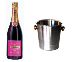 Piper Heidsieck Rosé Sauvage im Champagner Kühler 12% 0,75l Flasche - 1