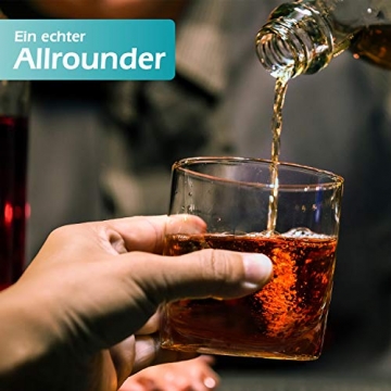 polar-effekt Whisky Geschenkset - 6-Teilig - Deutsche Herstellung - Jack Daniels No.7 Flasche - 2 Untersetzer - 2 Whiskygläser - personalisiert Motiv: Jubiläum - 5