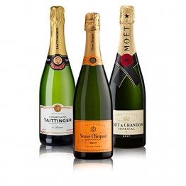Probierpaket „Champagner 3er“| Champagnerpaket mit drei verschiedenen Champagner (3 x 0,75 l) | Ideales Champagner Tasting-Set - 1