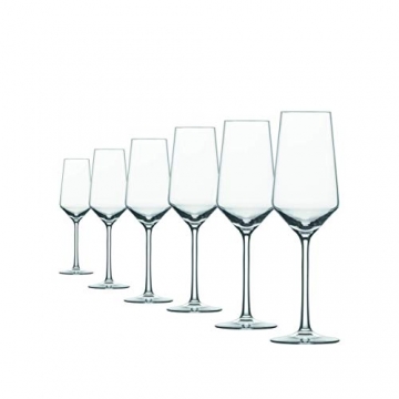 Schott Zwiesel 112418 Serie Pure 6-teiliges Champagnerglas Set, Kristallglas - 2