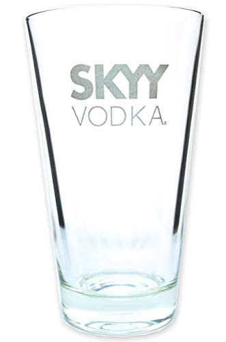 Skyy Vodka 40% 0,7l - Set mit 2 original Longdrink Gläsern 2cl/4cl - 2
