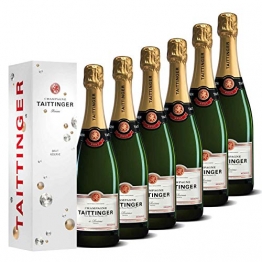 Taittinger Champagner Set 6x 0,75l Brut Réserve jeweils in Geschenkverpackung - Champagnerset - 1