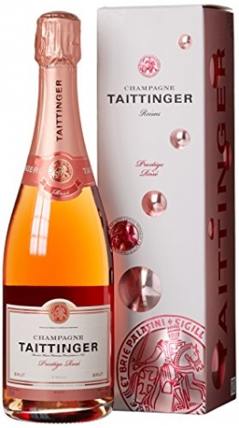 Taittinger Prestige Rosé Brut in Geschenkverpackung Champagner, 750ml - 1