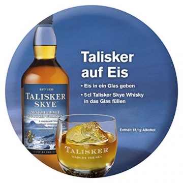 Talisker Skye Single Malt Whisky Geschenkpackung mit Whisky Steinen - 3