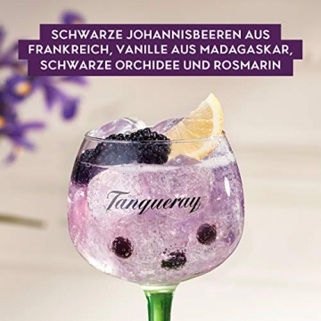 Tanqueray Blackcurrant Royale Distilled Gin – Ideale Spirituose für Cocktails oder Gin Tonic – 1 x 0,7l - 6