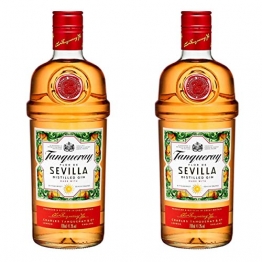 Tanqueray Flor de Sevilla, 2er, Destillierter Gin, Alkohol, Alkoholgetränk, Flasche, 41.3%, 700 ml, 753383 - 1