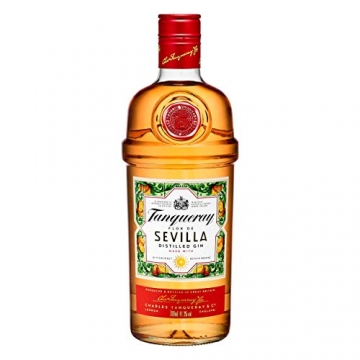 Tanqueray Flor de Sevilla, 3er, Destillierter Gin, Alkohol, Alkoholgetränk, Flasche, 41.3%, 700 ml, 753383 - 3
