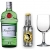 Tanqueray Gin 47% 0,7l Geschenkkarton mit Glas und Thomas Henry Tonic Water 0,2l - 2