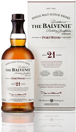 The Balvenie Portwood Single Malt Scotch Whisky 21 Jahre mit Geschenkverpackung (1 x 0,7 l) - 1