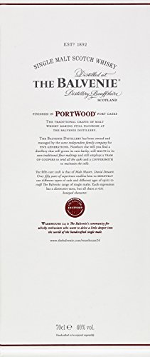 The Balvenie Portwood Single Malt Scotch Whisky 21 Jahre mit Geschenkverpackung (1 x 0,7 l) - 5