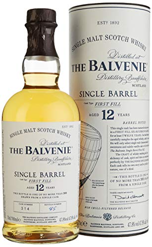 The Balvenie Single Barrel 12 Jahre Single Malt Scotch Whisky mit Geschenkverpackung (1 x 0,7 l) - 1