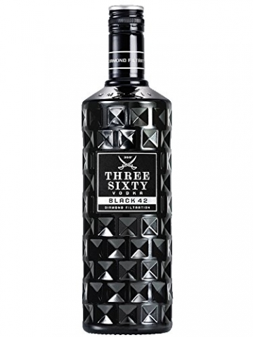 Three Sixty Black 42 Vodka 1,0 Liter - 