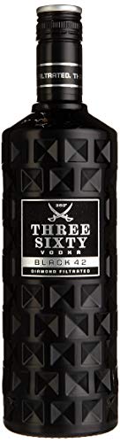 Three Sixty Vodka Black 42 0,7 Liter (42%-VOL) - 1