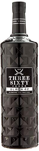 Three Sixty Vodka Black 42 3 Liter (42%-VOL) Große Flasche (1x3L) - 1