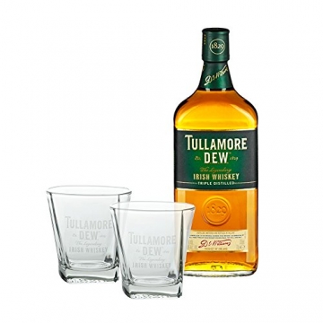 Tullamore Dew Set 0,7l Geschenkbox mit 2 Gläsern - 2