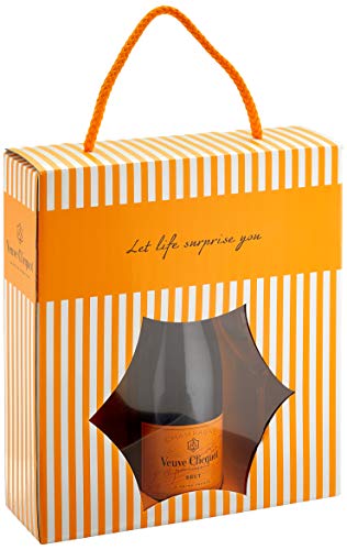 Veuve Clicquot Champagne Brut Yellow Label mit Geschenkverpackung und 2 Gläser (1 x 0.75 l) - 4
