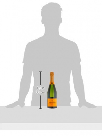 Veuve Clicquot Champagne Brut Yellow Label mit Geschenkverpackung und 2 Gläser (1 x 0.75 l) - 6