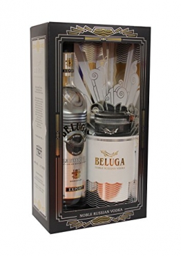 Vodka Beluga 1 x 0,7L. 40% vol. Caviar Gift Set - 1