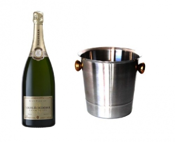 Louis Roederer Champagner Premier Brut im Champagner Kühler 12% 0,75l Fl. - 1