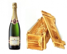 Alfred Gratien Champagner Brut Classique in Holzkiste geflammt 12% 0,75l Fl. - 1