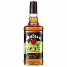 Jim Beam Apple - Bourbon Whiskey mit Apfel-Likör, erfrischender und fruchtiger Geschmack, 32,5 % Vol, 1 x 0,7l - 1