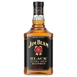 Jim Beam Black Extra-Aged Kentucky Straight Bourbon Whiskey, einzigartiges und ausbalanciertes Aroma, 43% Vol, 1 x 0,7l - 1