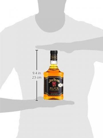 Jim Beam Black Extra-Aged Kentucky Straight Bourbon Whiskey, einzigartiges und ausbalanciertes Aroma, 43% Vol, 1 x 0,7l - 4
